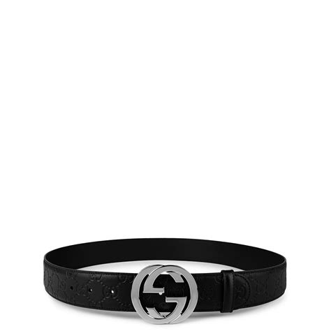 gucci interlock belt men|gucci interlocked embossed belt.